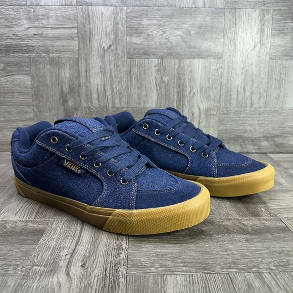 Vans Chukka Pro Push Men's size 12 Denim Blue Gum Skateboarding Shoes - Picture 5 of 8